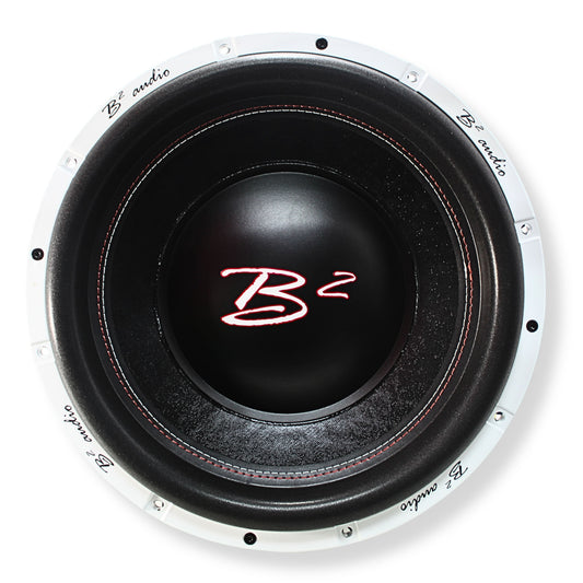B2 Audio RAGE Series 15" 2000 Watt RMS Dual 2-Ohm 3" Voice Coil Subwoofer.