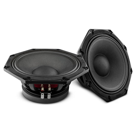 Octagonal 10" Mid-Range Loudspeaker 500 Watts Rms 8-Ohm.