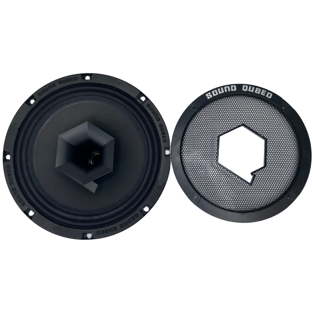 SoundQubed BGS-CX84SL Coaxial Slim Loudspeaker with 1" Compression Driver - Audio Sellerz