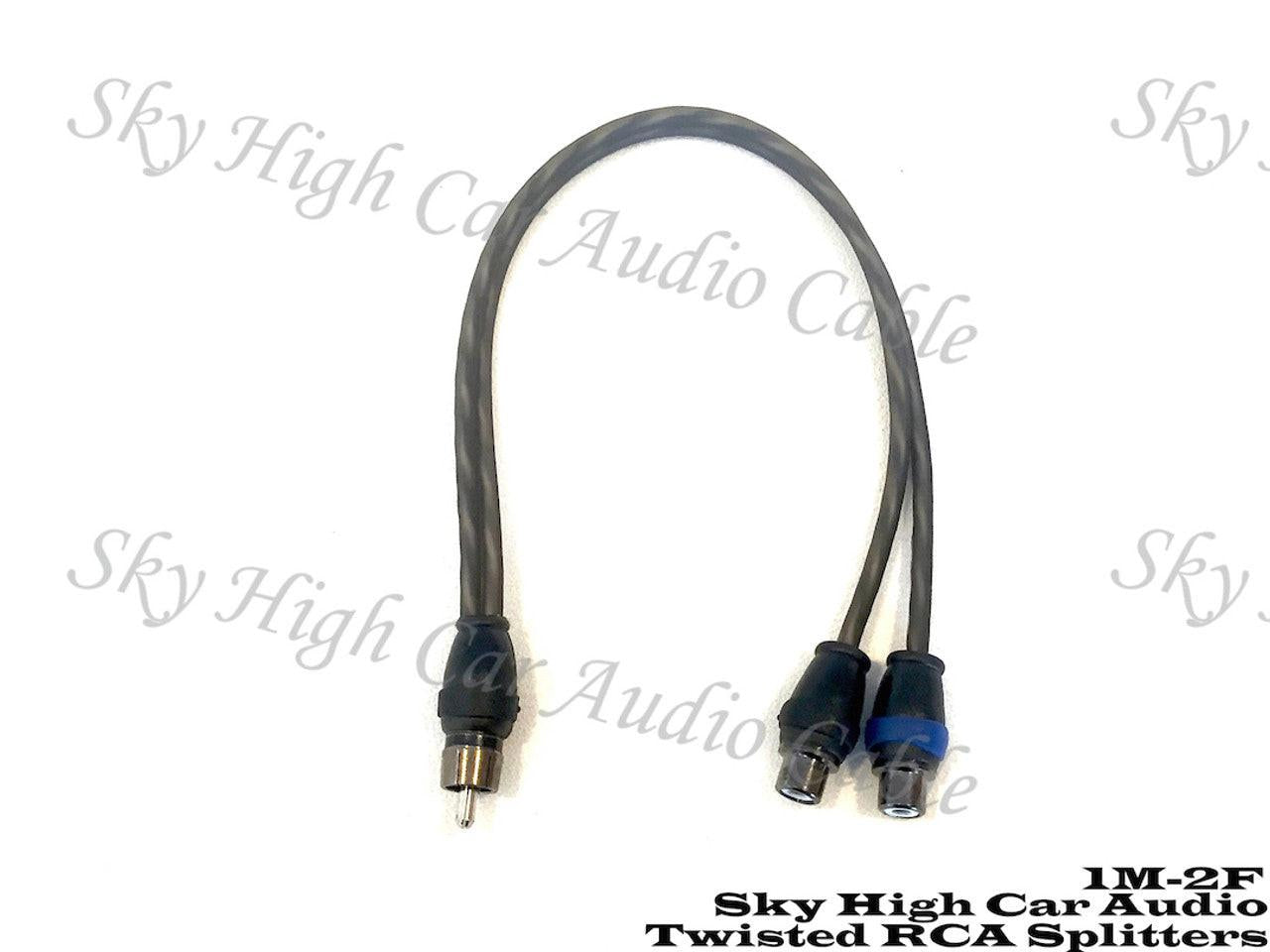 Sky High Car Audio Twisted Y Splitter - Audio Sellerz
