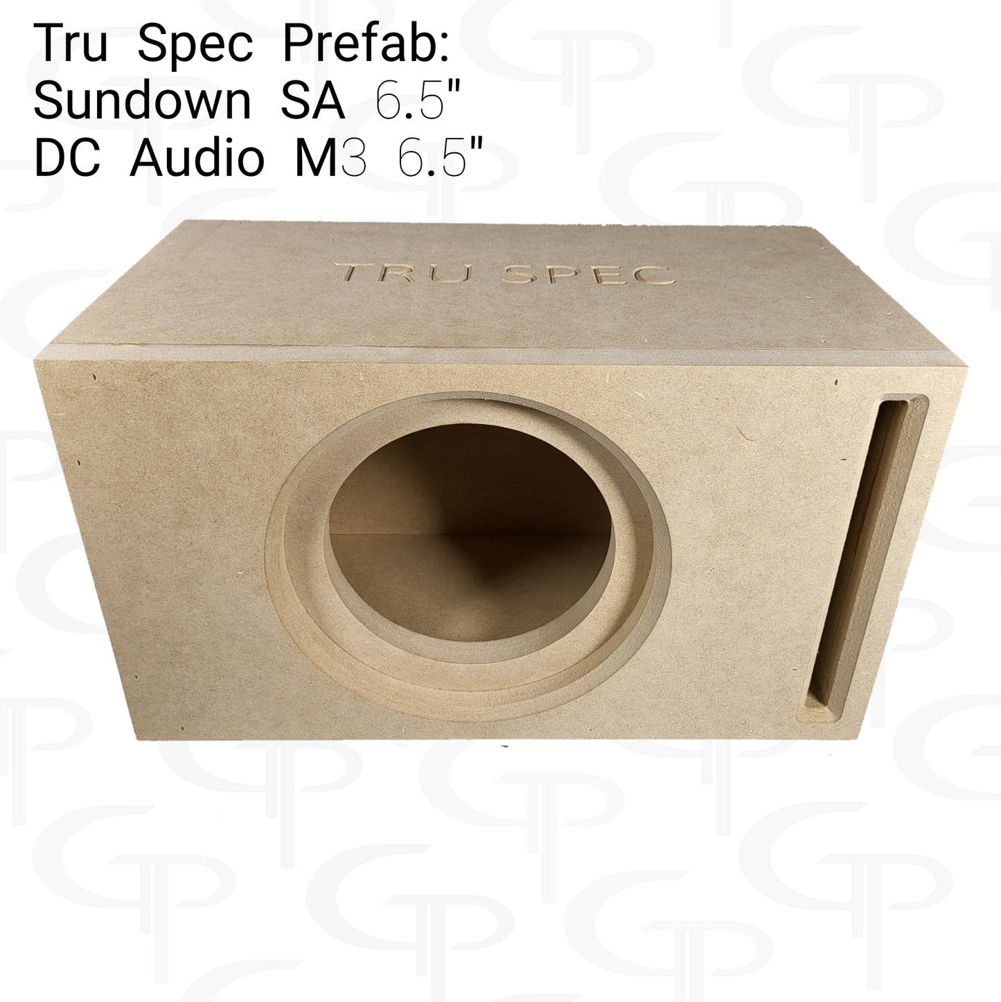 TRU SPEC Prefab Single 6.5" Subwoofer Enclosure Sundown SA / DC M3.
