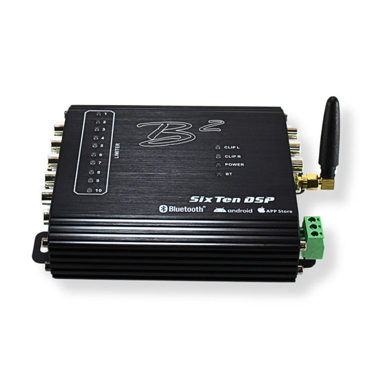 B2 Audio Black 4v 10 Channel DSP with Bluetooth iOS/Android App 96 KHz - 32 Bit.