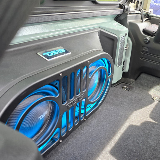 Jeep TJ,JK/JKU,JL/JLU Tailgate Subwoofer Enclosure for 2 X 10".
