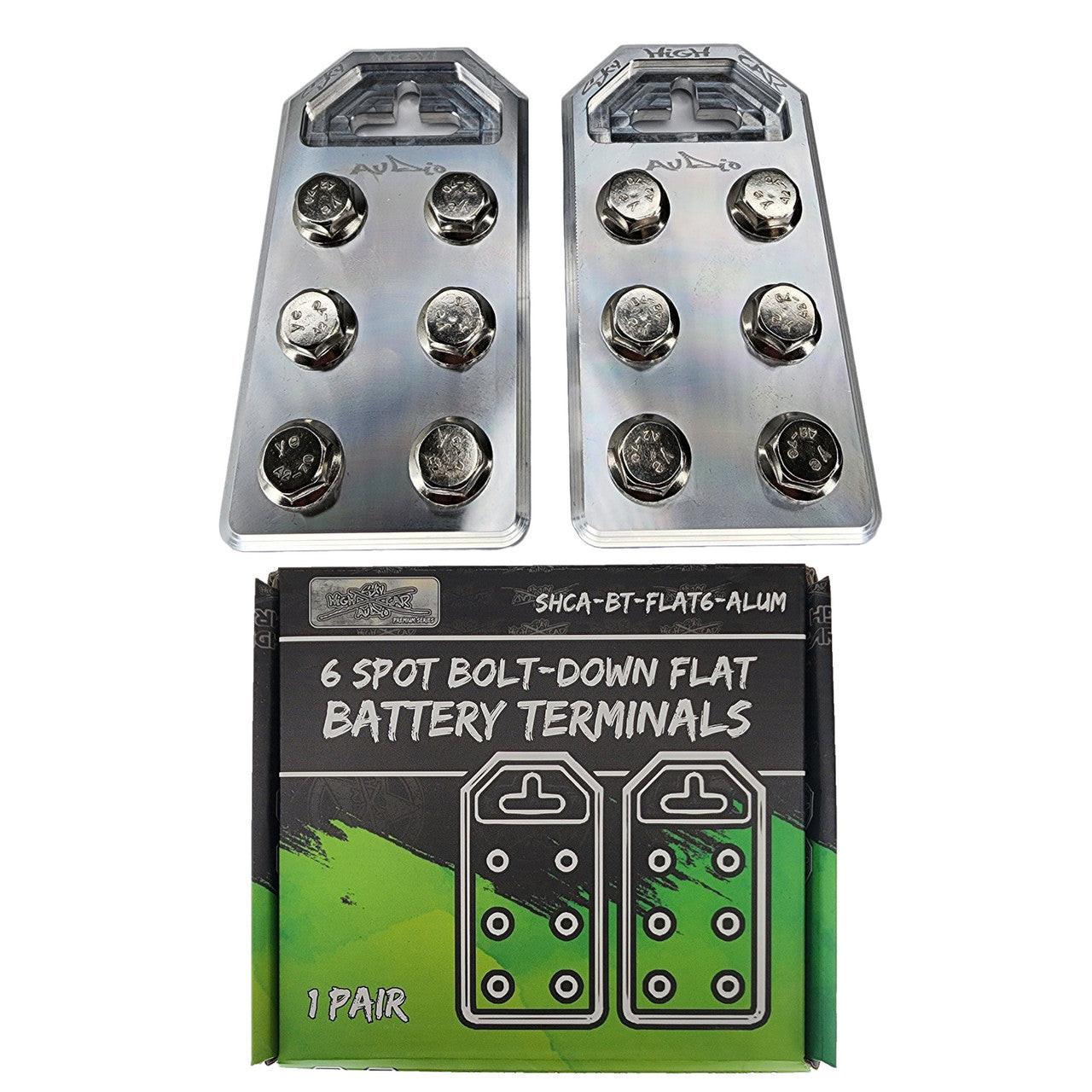 Sky High Car Audio 6 Flat Battery Terminals