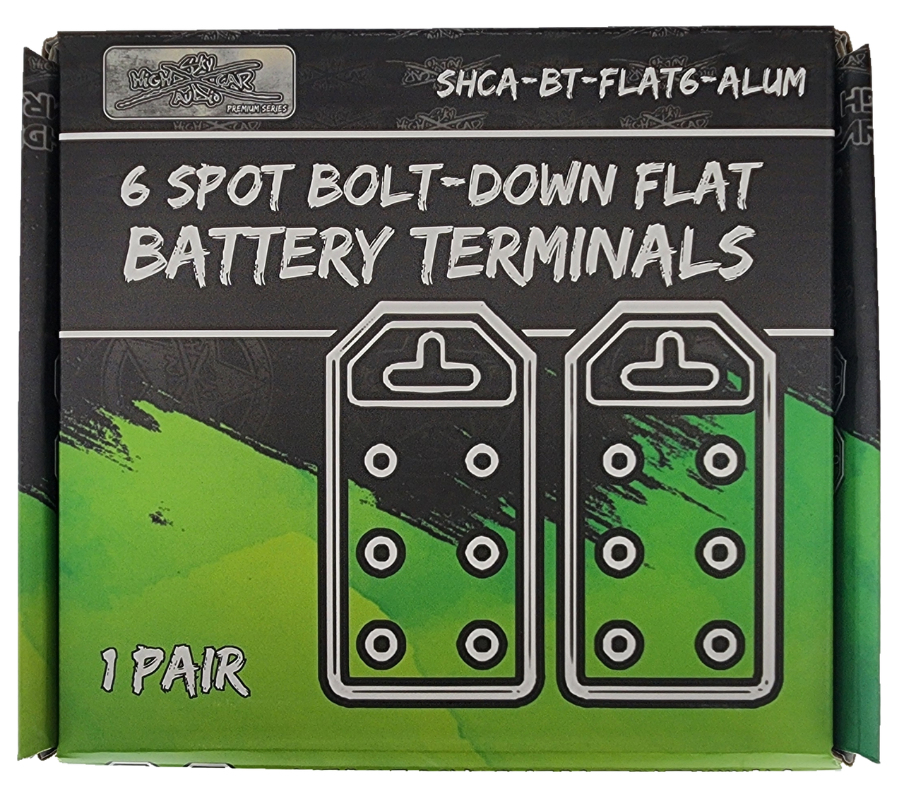 Sky High Car Audio 6 Flat Battery Terminals