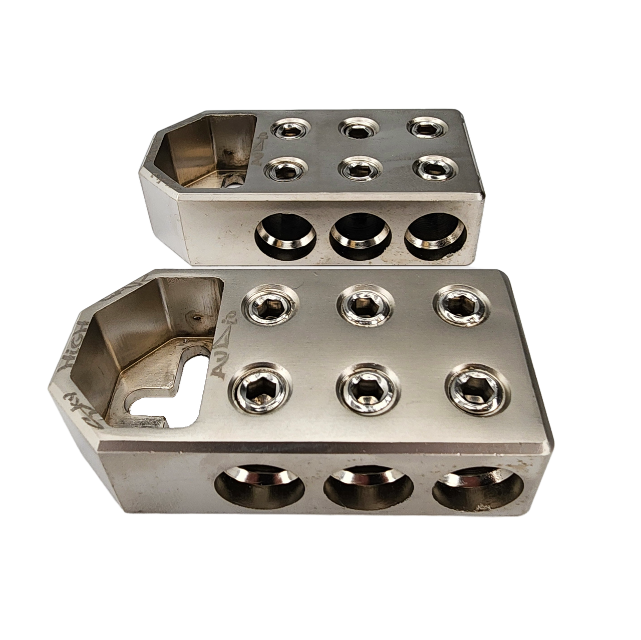 Sky High Car Audio (6) 1/0 Battery Terminals Cast Aluminum