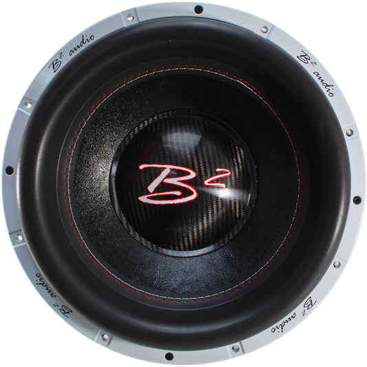 B2 Audio RAGE Series V3 15" 2000 Watt RMS Dual 2-Ohm 3" Voice Coil Subwoofer.