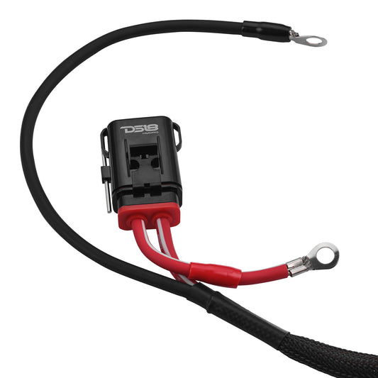 UTV 6-Gauge Power Harness Kit – 12ft Power & Ground Cables with Water-Resistant Fuse Holder for 4-Door UTVs.
