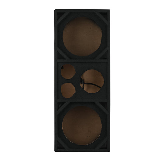 Dual 10” + Dual 4” Tweeter + 2” Driver Ported Empty Voceteo Enclosure | Speakon-Ready.