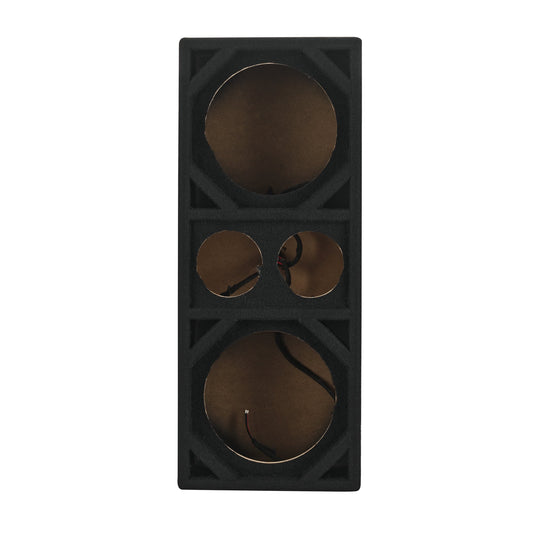 Dual 8” + Dual 4” Tweeter Ported Voceteo Empty Enclosure | Speakon-Ready.
