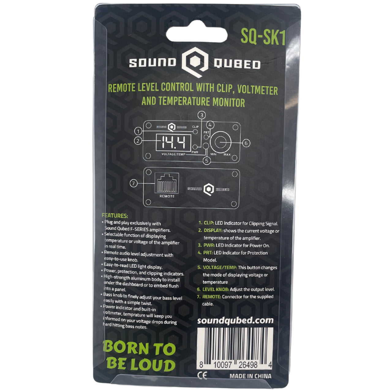SoundQubed SK1 Bass Knob for F-Series Amplifiers - Audio Sellerz