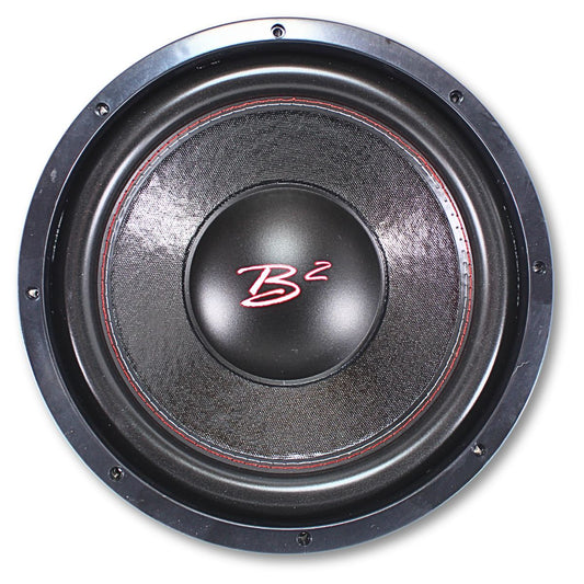 B2 Audio 12" Shallow Mount Subwoofer RAVE12 D4 500W RMS.