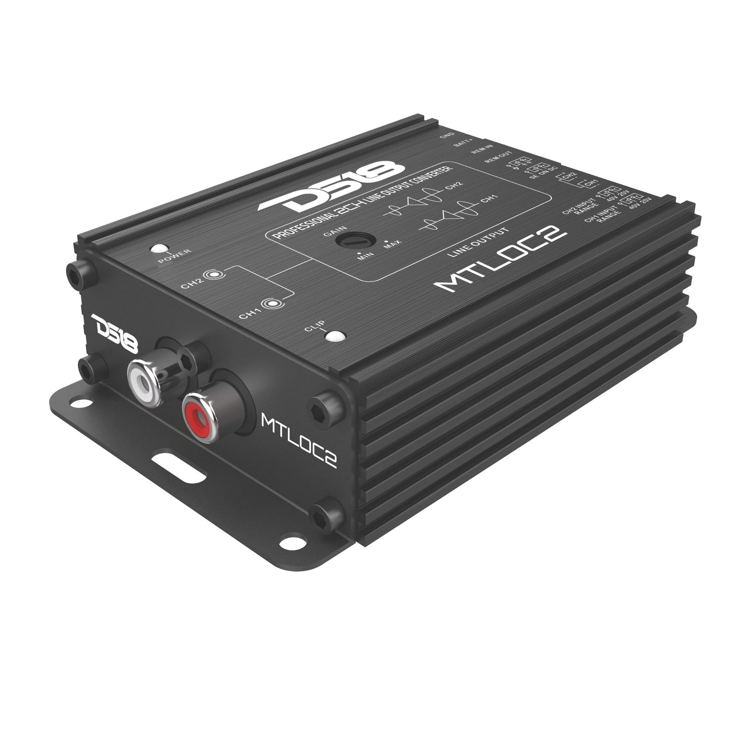 2-Channel High-to-Low Level Line Output Converter with Remote Turn-On - MTLOC2 - product image 4 - AudioSellerz