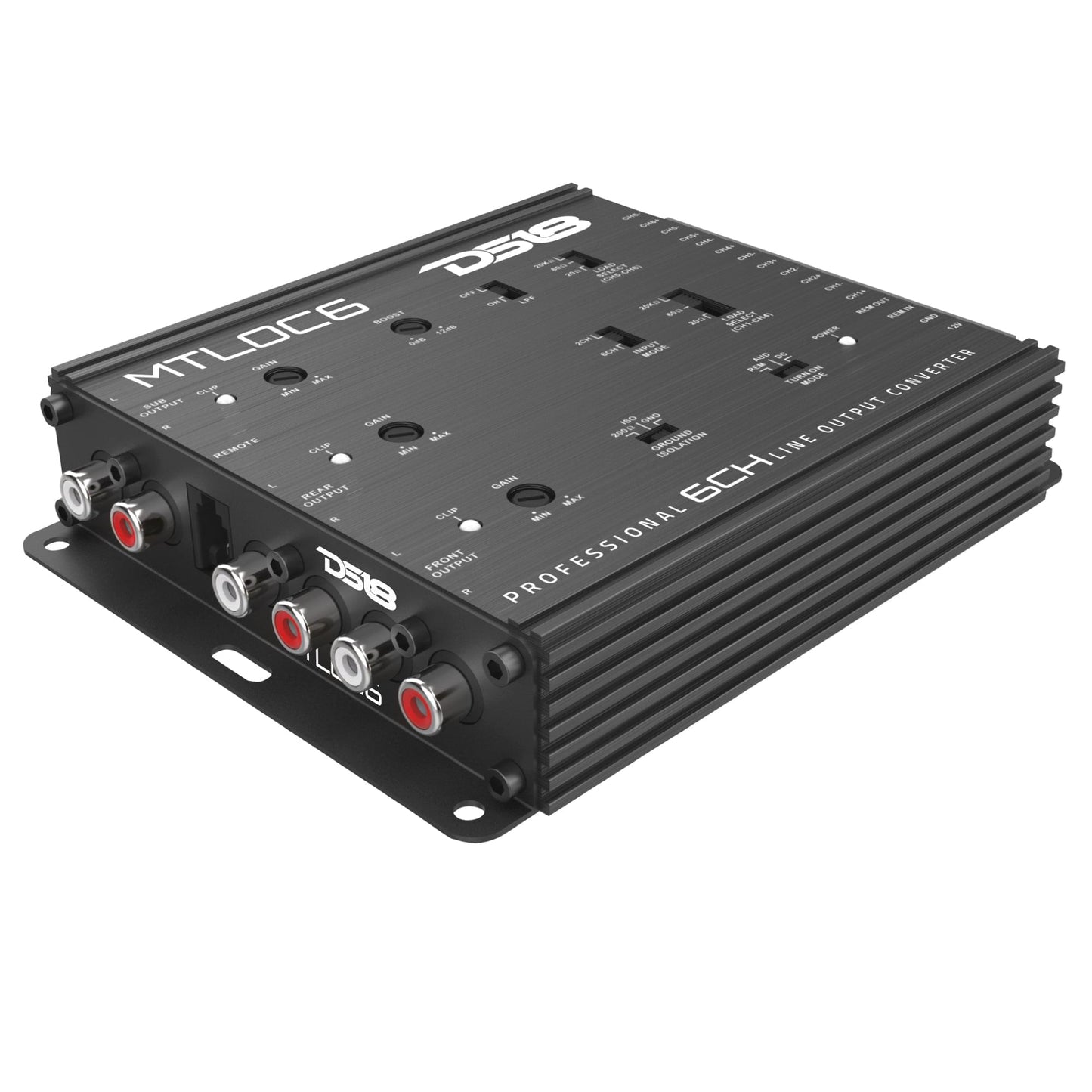 6-Channel High-to-Low Level Line Output Converter with Remote Turn-On - MTLOC6 - product image 4 - AudioSellerz
