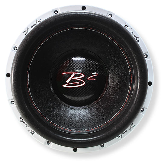 B2 Audio RAGE Series 12" 2000 Watt RMS Dual 1-Ohm 3" Voice Coil Subwoofer.