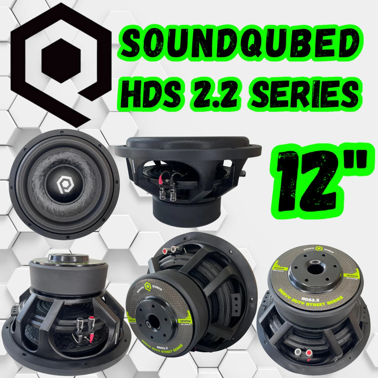 SoundQubed HDS 2.2 12" Series Subwoofer - Audio Sellerz