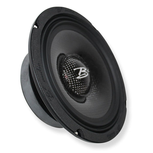 B2 Audio 6.5" Carbon Fiber Marine, Motorcycle, Powersports, 4-Ohm Shallow Mount Speakers, Sold in pairs RAGE6CFM