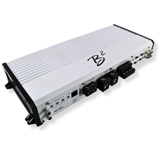 B2 Audio RAGE Amplifier 1600 Watt 4-Ohm 5 Channel Full Range Class-D 1.6K.