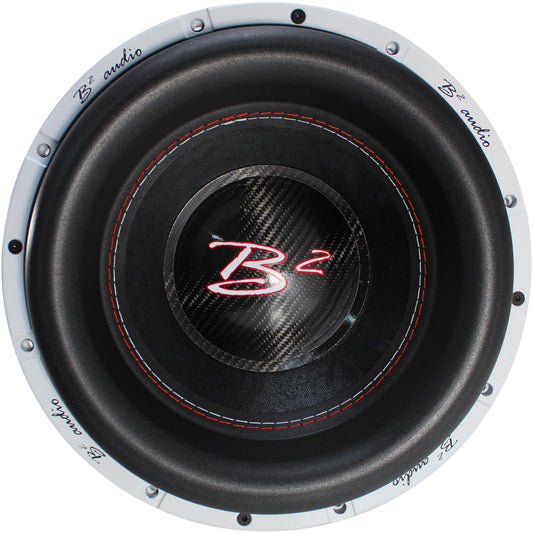 B2 Audio RAGE Series V4 12" 2000 Watt RMS Dual 2-Ohm 3" Voice Coil Subwoofer.