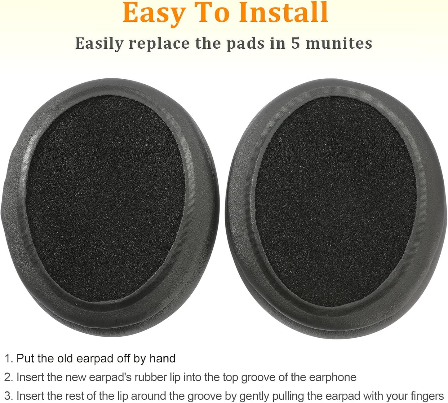 CS Cooling Gel Ear Pad Cushions for Sony Headphones WH-CH710N | CH700N | CH720N | XB900N | - product image 5 - Audio Sellerz