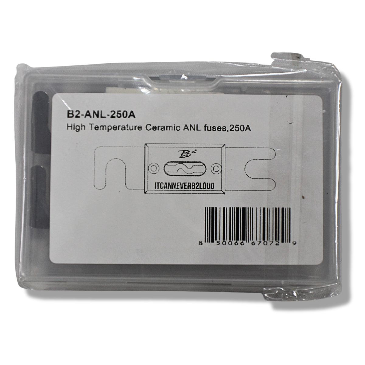 B2 Audio 250 Amp ANL High Temperature Ceramic Fuse 2x Pack.