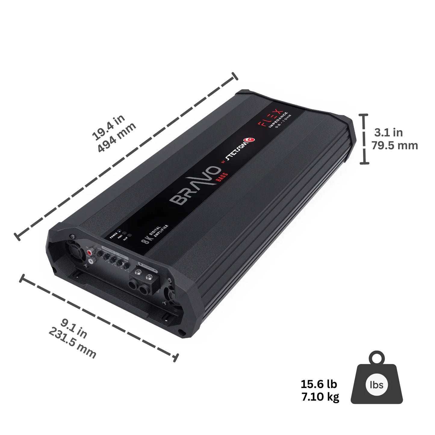 Stetsom BRAVO BASS Flex 8K 0.5~1ohm