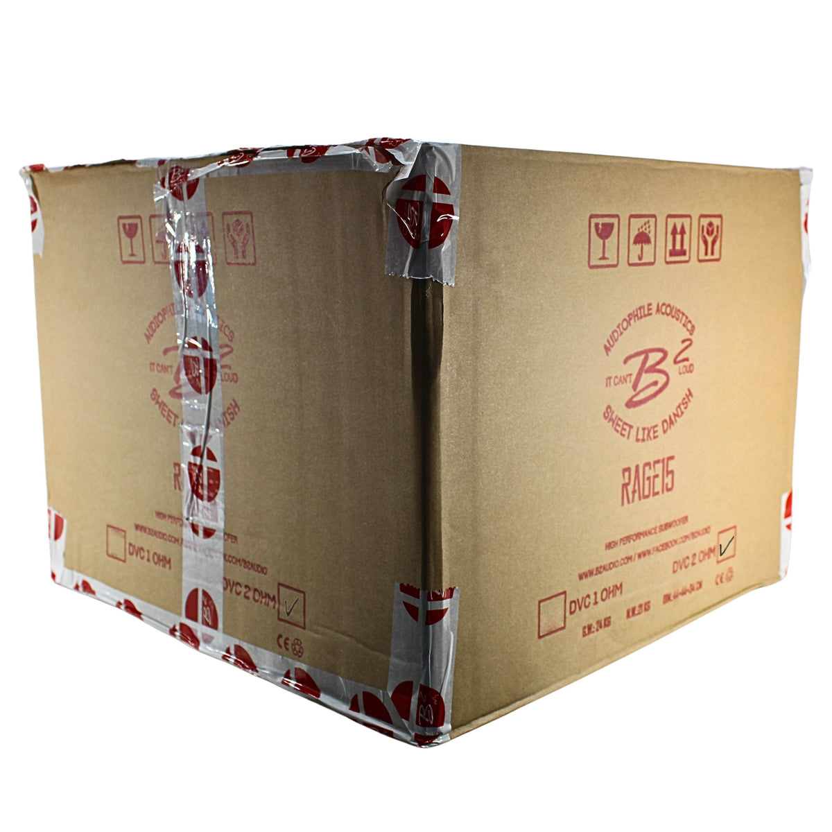 B2 Audio RAGE Series 15" 2000 Watt RMS Dual 2-Ohm 3" Voice Coil Subwoofer.