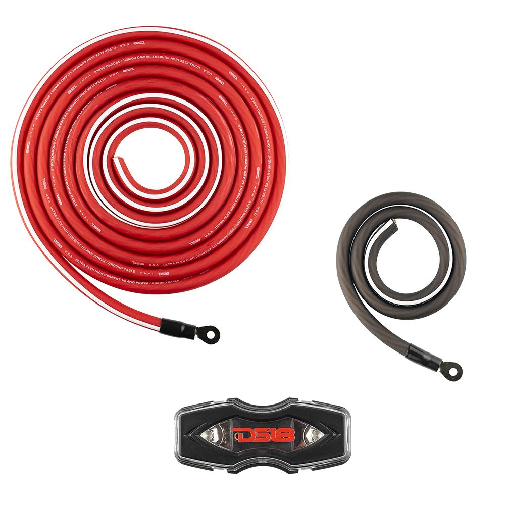 4-GA CCA Amplifier Installation Kit - RED.