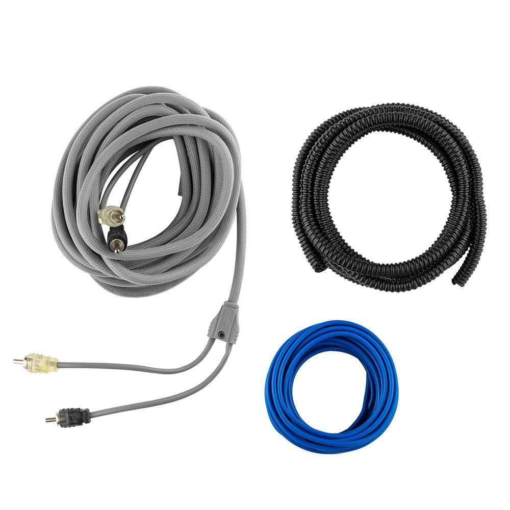 8-GA CCA Amplifier Installation Kit - SILVER.
