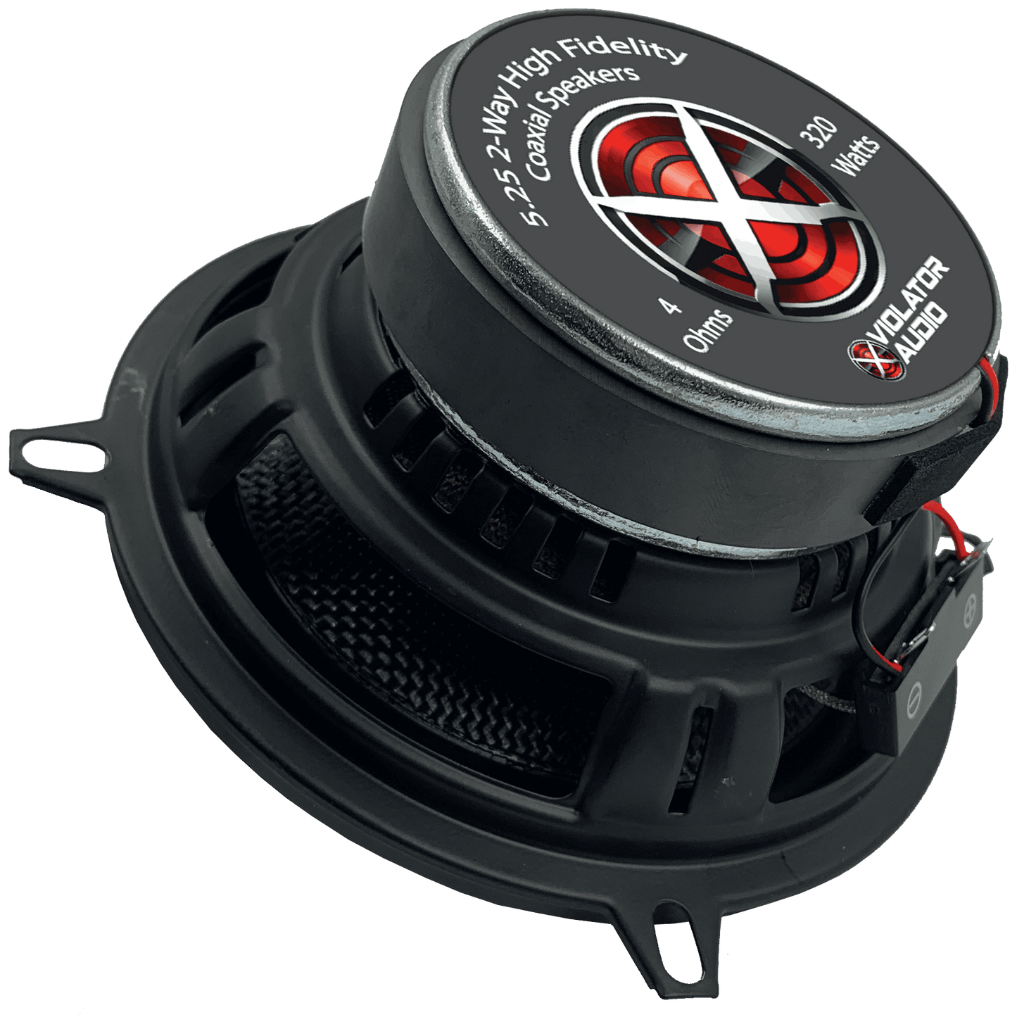 Violator Audio VA-5252 5.25" Coaxial Speakers (pair).