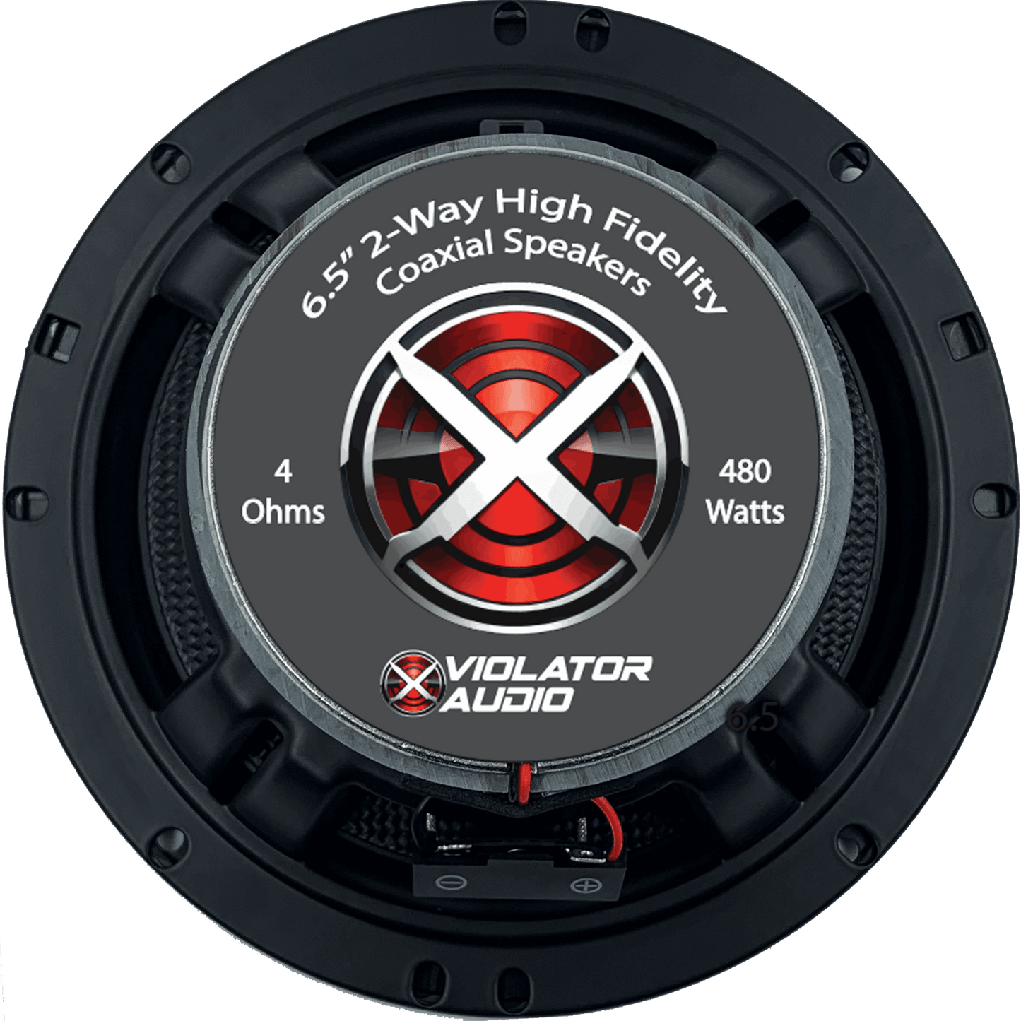 Violator Audio VA-652 6.5" Coaxial Speakers (pair).