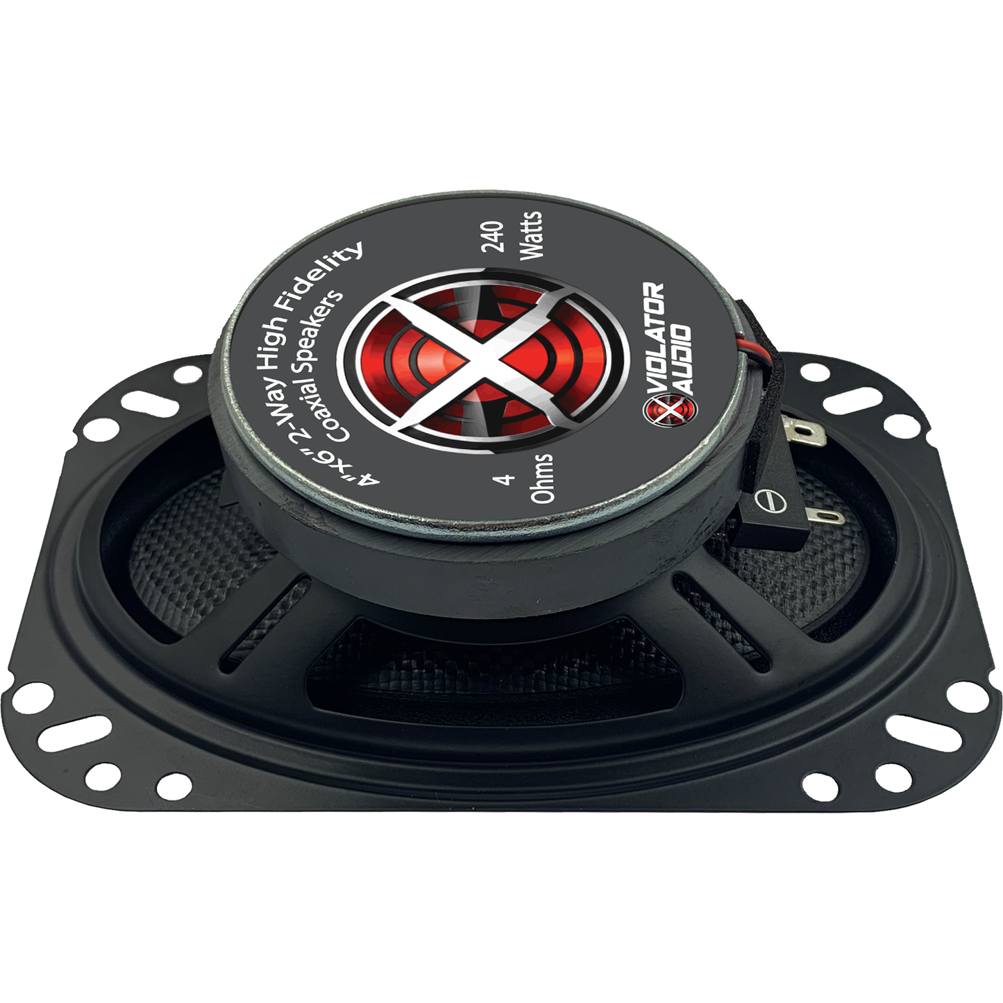 Violator Audio VA-462 4"x6" Coaxial Speakers (pair).