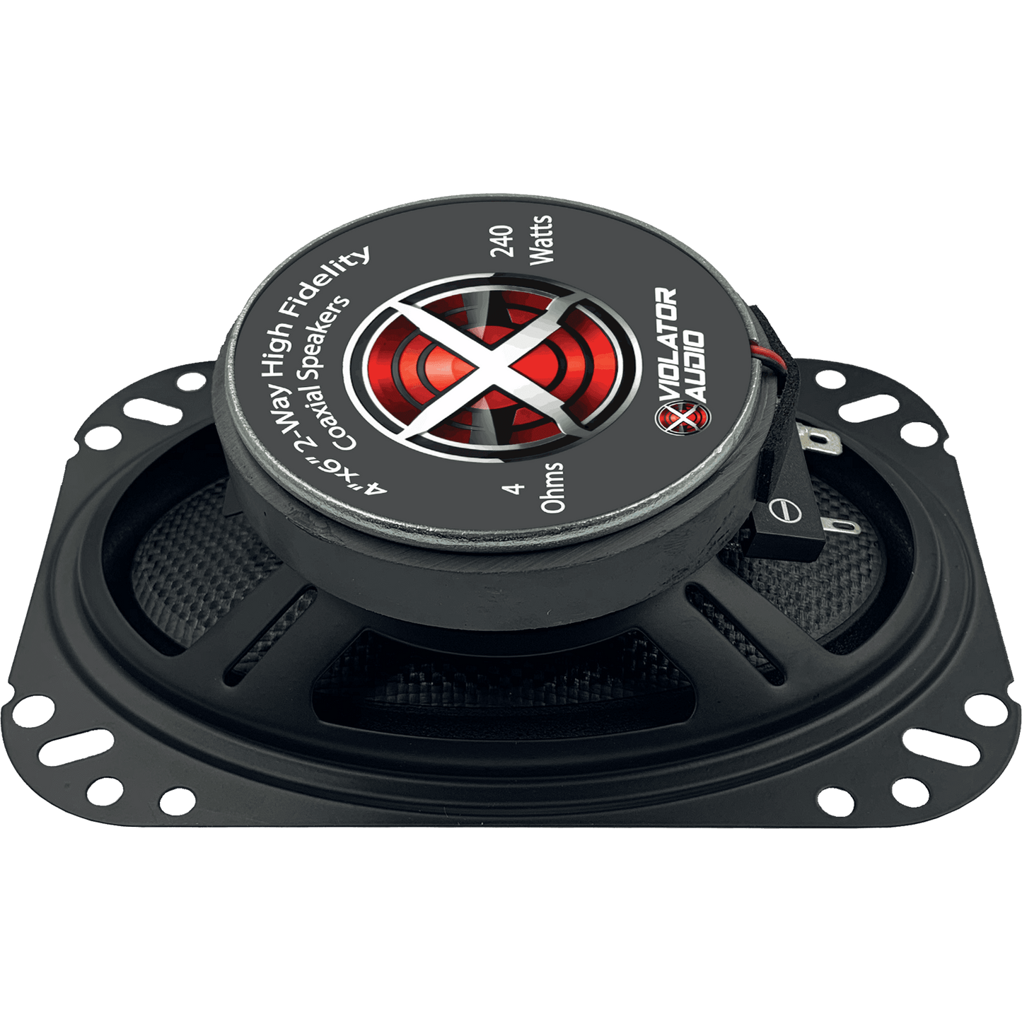 Violator Audio VA-462 4"x6" Coaxial Speakers (pair).