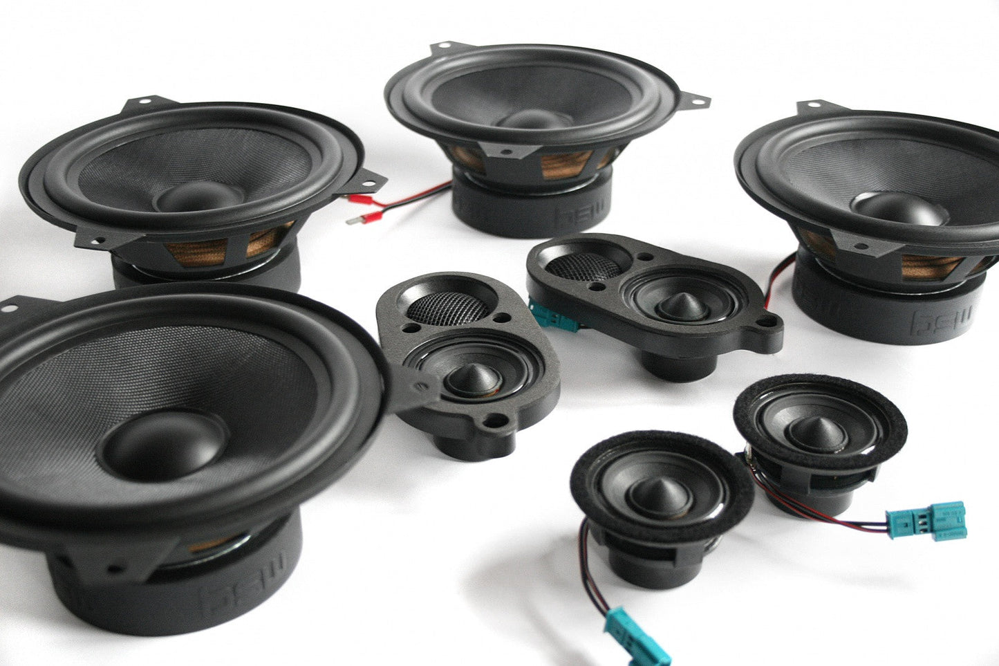 Bavsound Stage One Speaker Upgrade for E46 Coupe with Standard Hi-Fi.