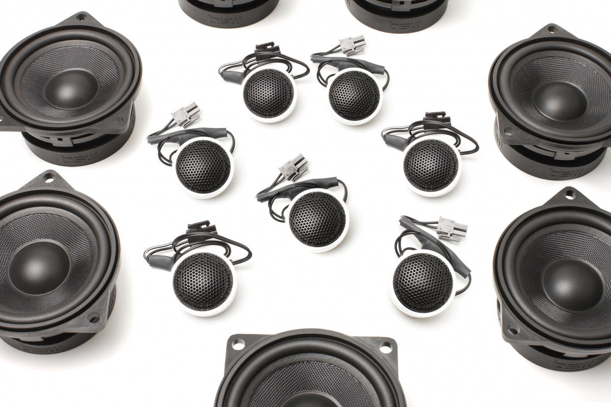 Stage One BMW Speaker Upgrade for E70/E71 X5/X6 with Premium Top Hi-Fi.