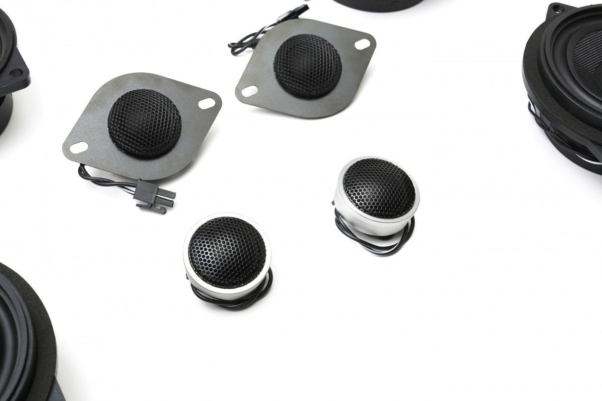 Stage One BMW Speaker Upgrade for E90 Sedan with Standard Hi-Fi.