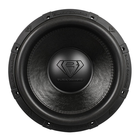Black Diamond 12” Dual 3” Voice Coil Subwoofer with Aluminum Basket | 4-Ohm.