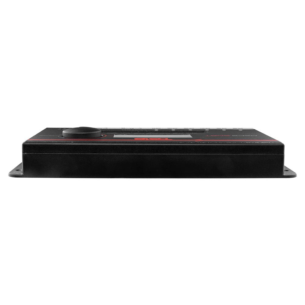 2-Channel In and 6-Channel Out Digital Sound Processor (DSP) with Bluetooth and LCD Screen.