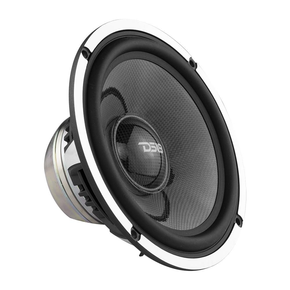DX 6.5" 3- Way Neodymium Component Speaker System With Carbon Fiber Cone 290 Watts Rms 4-Ohm.