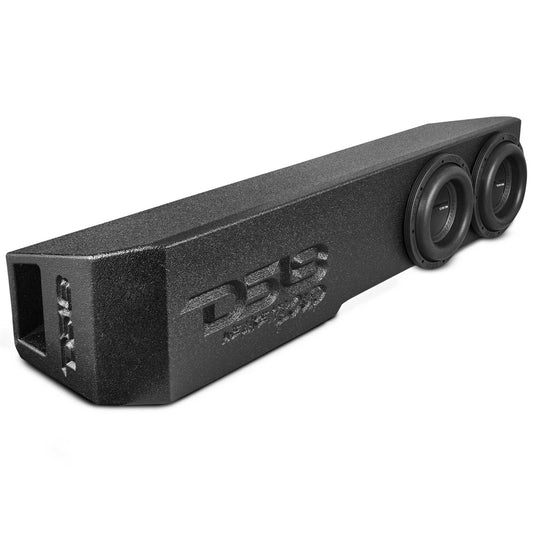 2018-2026 Jeep Gladiator Dual 8” Ported Subwoofer Under Seat Enclosure with Amplifier.