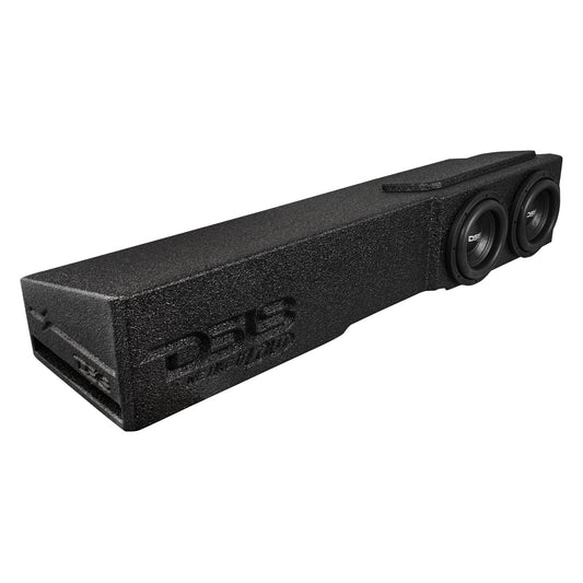 Loaded 2 x 8" Subwoofer Enclosure for Chevy/GMC Crew Cabs (2007-2026) and Ford F-150/Super Duty Crew Cabs (2009-2026).