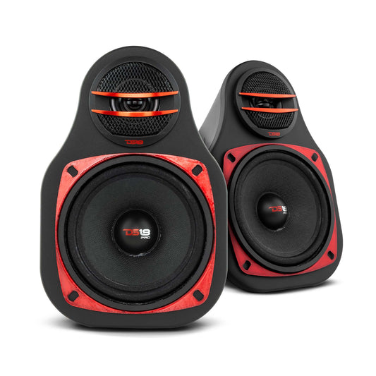 High Density Abs 2-Way Universal Pod 1 X 4" Loudspeaker and 1 X .5-1” Tweeter.