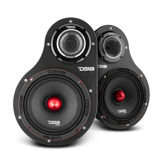 High Density Abs 2-Way Universal Pod 1 X 6.5" Loudspeaker and 1 x 1.5" Tweeter.