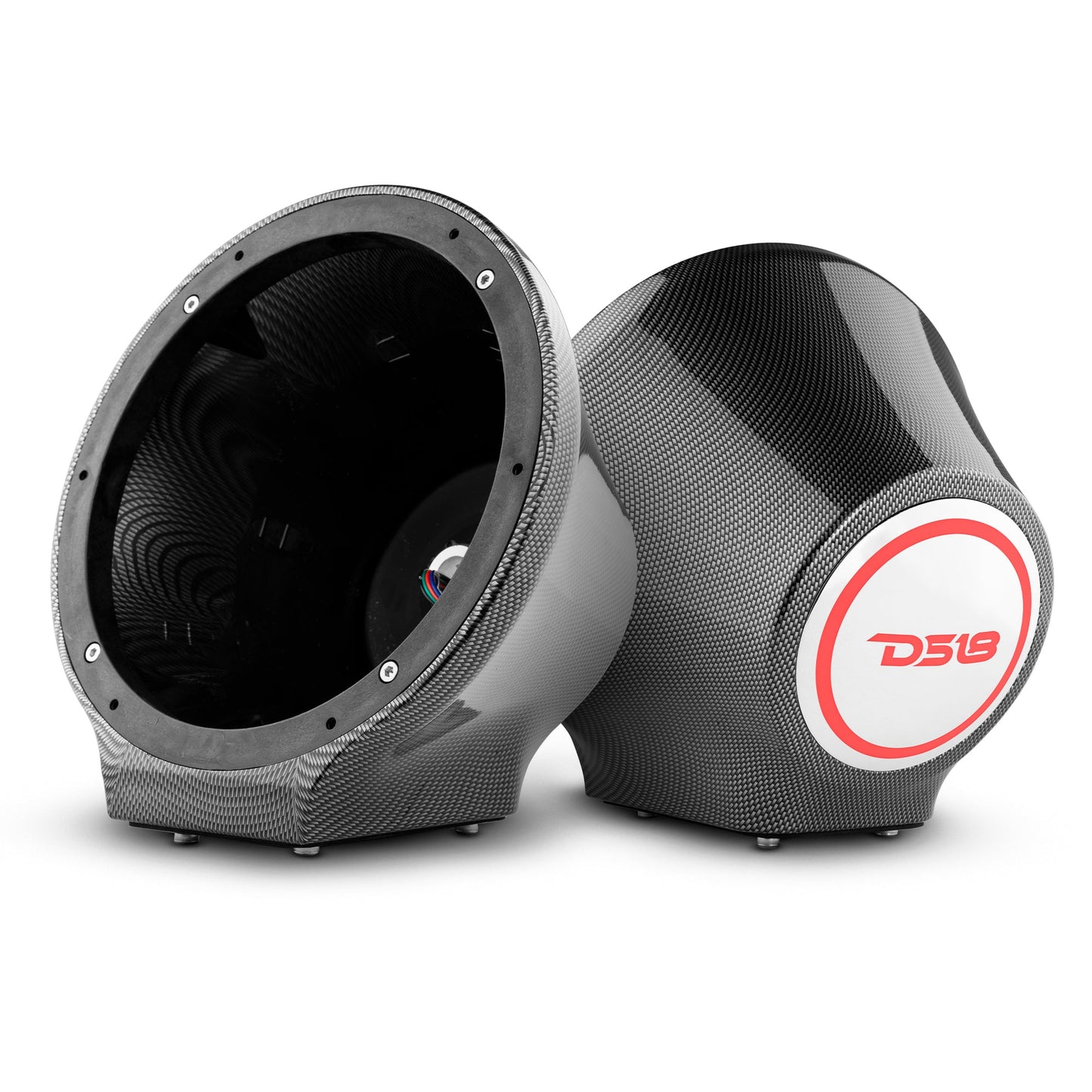6.5” Universal Flat Mount Kick Panel Speaker Pod – Jet Skis, Jeeps, Motorcycles – RGB LED Lights.