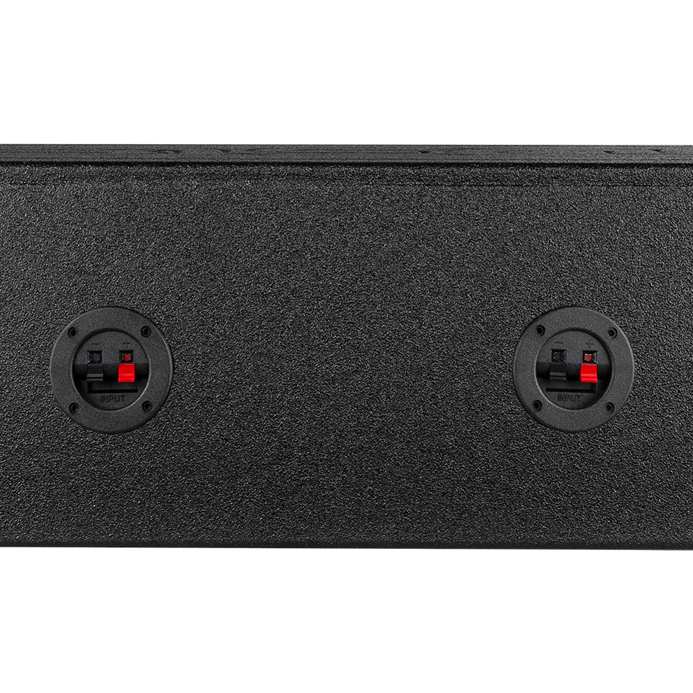 Quad 8" Ported Subwoofer Enclosure For DODGE 4 Door Crew Cab 19-23.