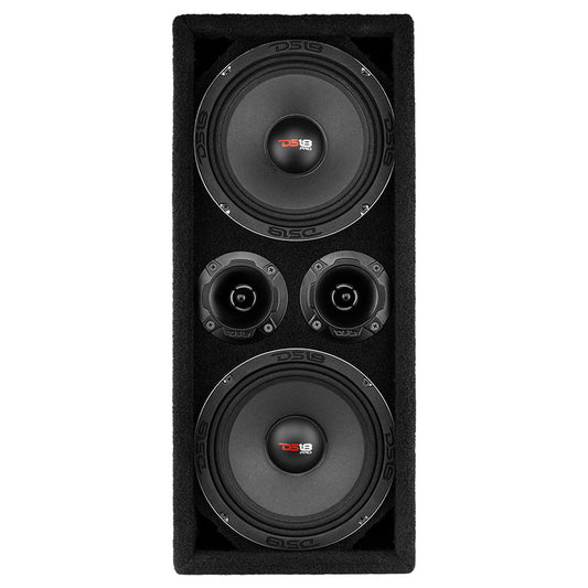 Dual 8" Loaded Ported Voceteo Box ( 2 x PRO-X8M and 2 x PRO-TWX2).