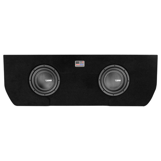 Dual 10" Loaded Subwoofer Enclosure for Tundra 2022 and Up Double Cab and Crew Max With Subwoofers(2 X IXS10.4D).