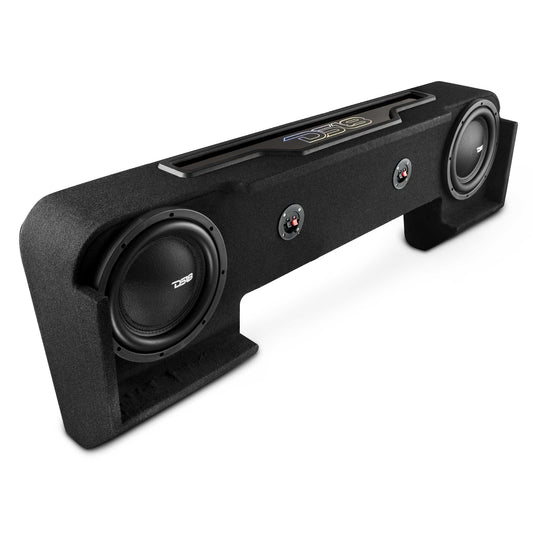 Dodge Ram Down Firing Subwoofer Enclosure with Dream LED Light, Amplifier and Wiring Kit.