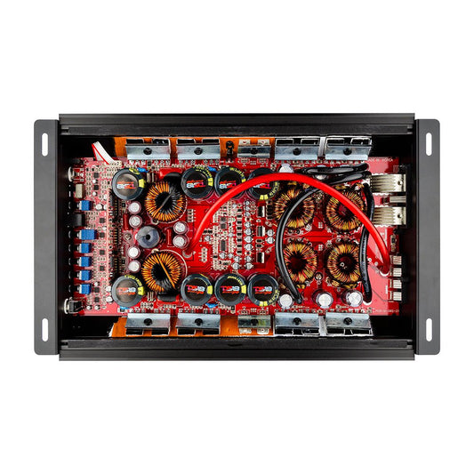 EXL 1-Channel Class D Amplifier 2500 Watts Rms @ 1-Ohm Made In Korea.