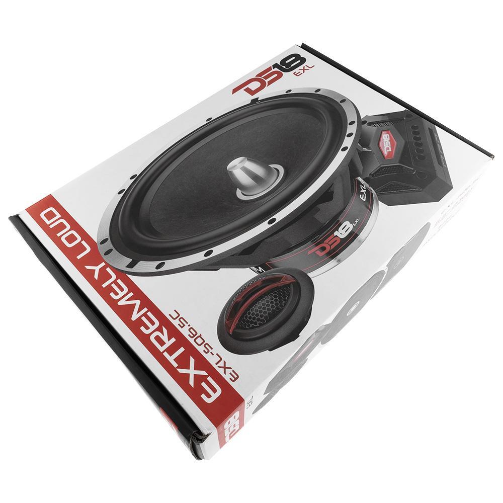 EXL 6.5" 2-Way Component Speaker System 400 Watts 4-Ohms (Pair).